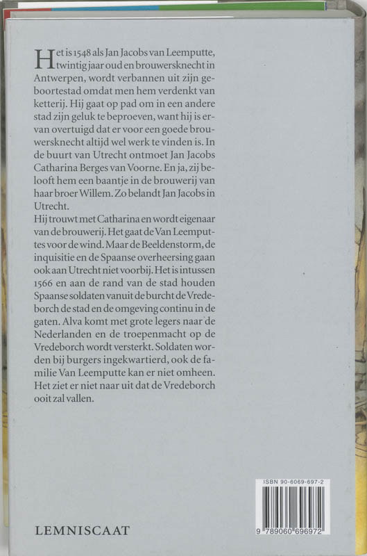 Achterkant van De val van de Vredeborch