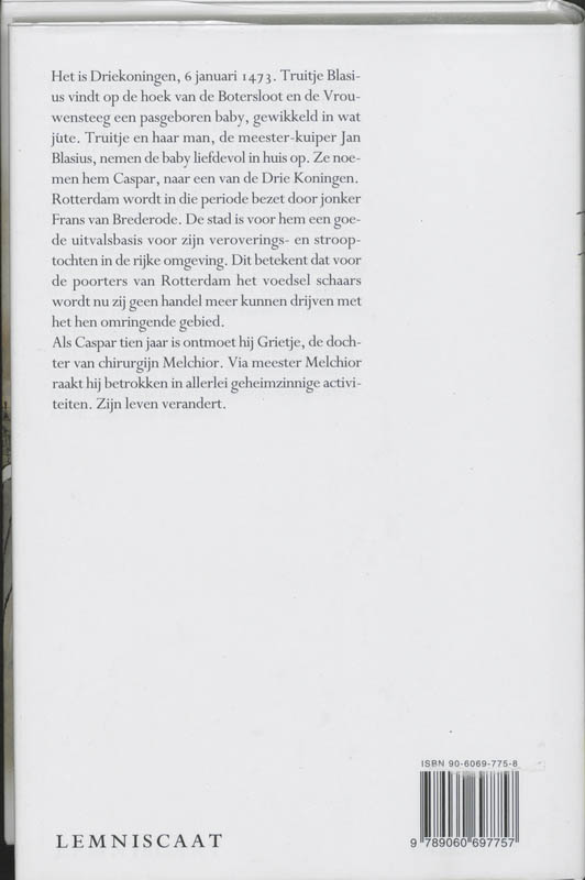 Achterkant van Het geheim van Rotterdam