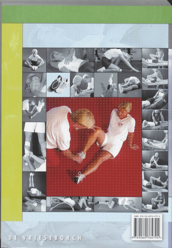 Achterkant van Oefenboek sportmassage