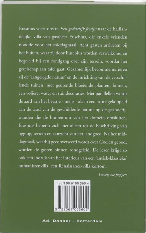 Achterkant van Een goddelijk festijn
