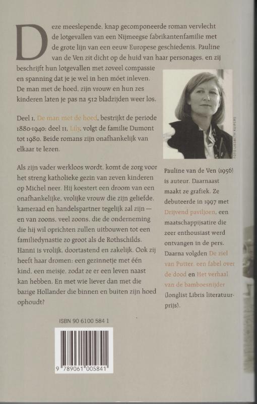 Achterkant van De man met de hoed