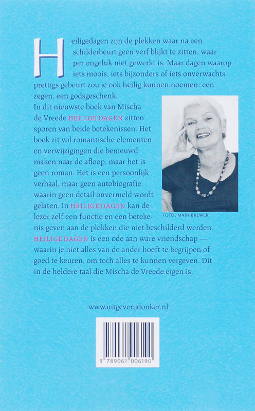 Achterkant van Heilige dagen