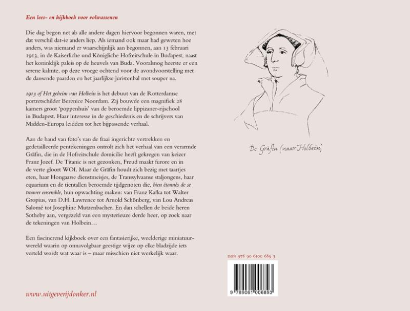 Achterkant van 1913 Het geheim van Holbein