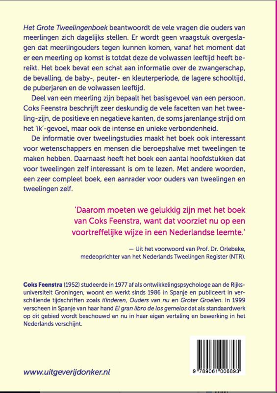 Achterkant van Het grote tweelingenboek