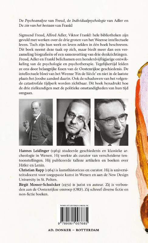 Achterkant van Freud, Adler, Frankl