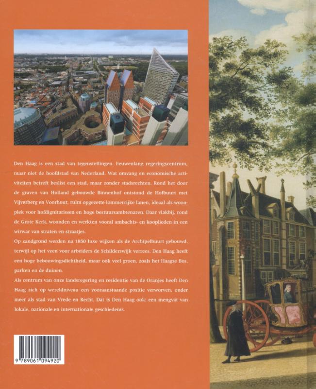 Achterkant van Geschiedenis van Den Haag in vogelvlucht