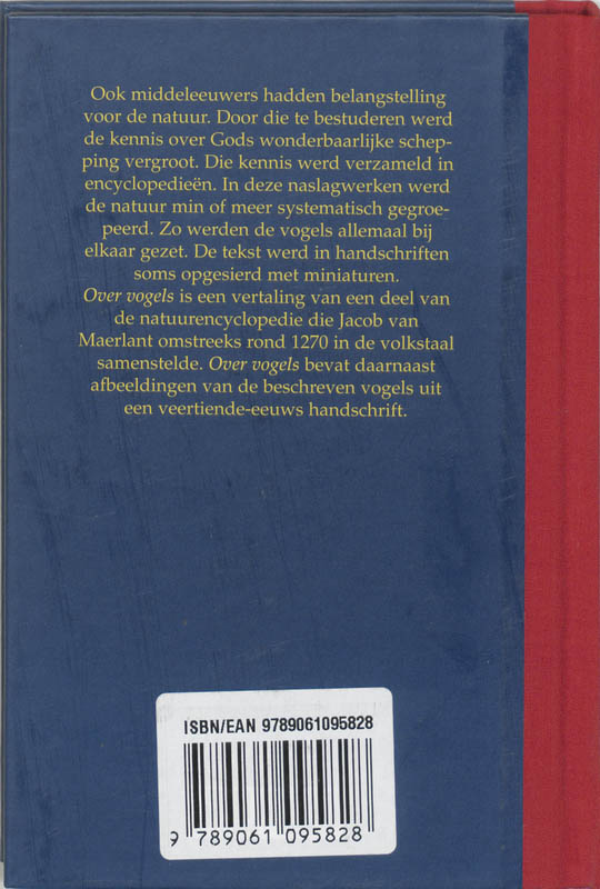 Achterkant van Over Vogels