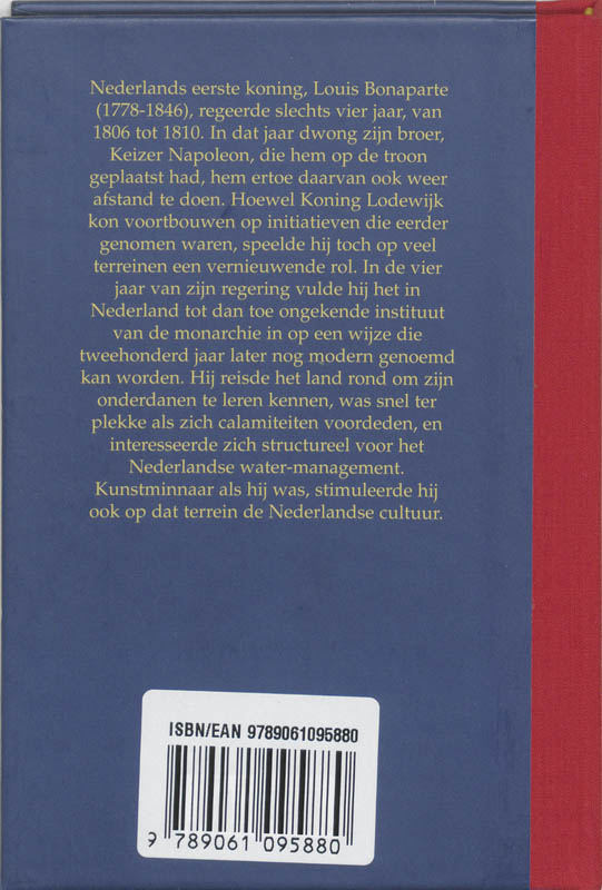 Achterkant van Lodewijk Napoleon