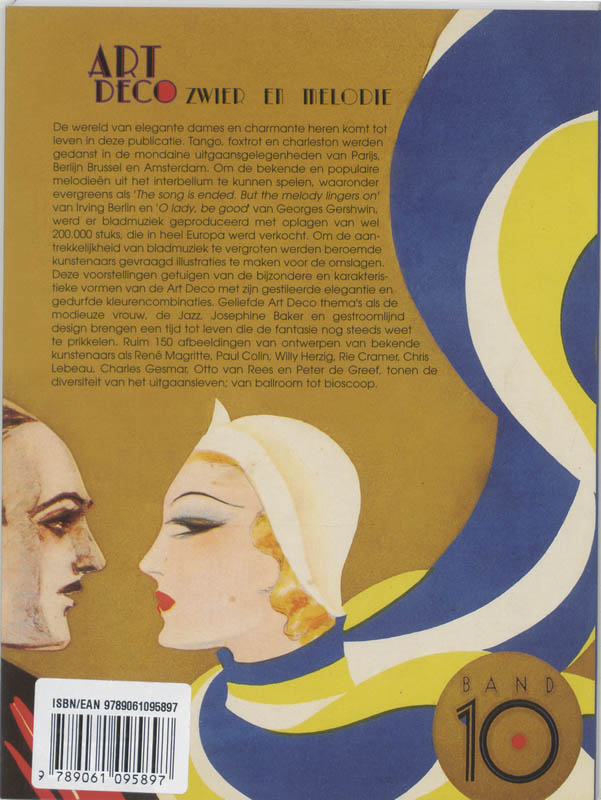 Achterkant van Art Deco