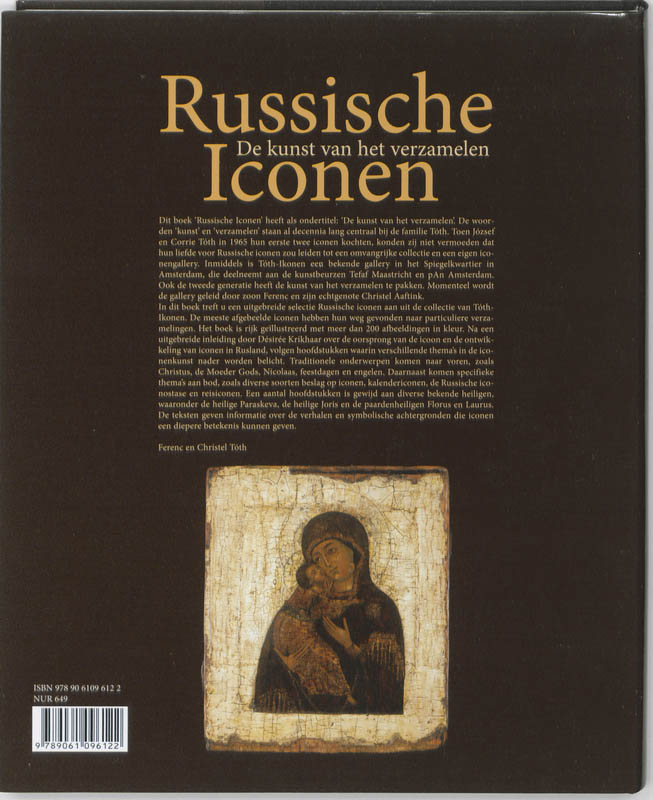 Achterkant van Russische iconen