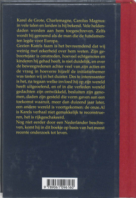 Achterkant van Karel de Grote