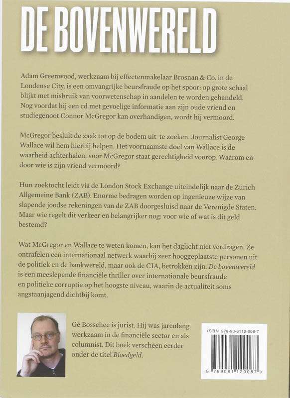 Achterkant van De bovenwereld