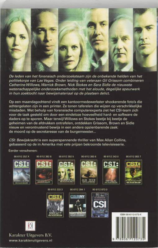 Achterkant van CSI : Bewijskracht
