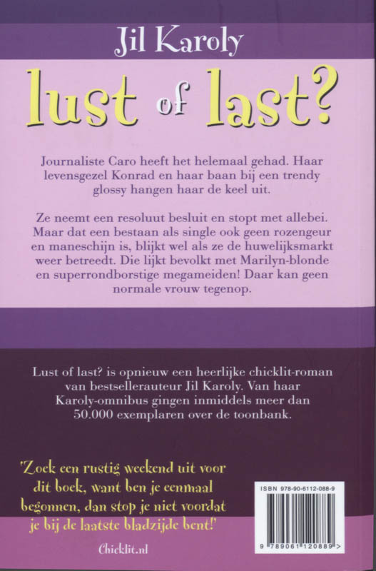 Achterkant van Lust of last?