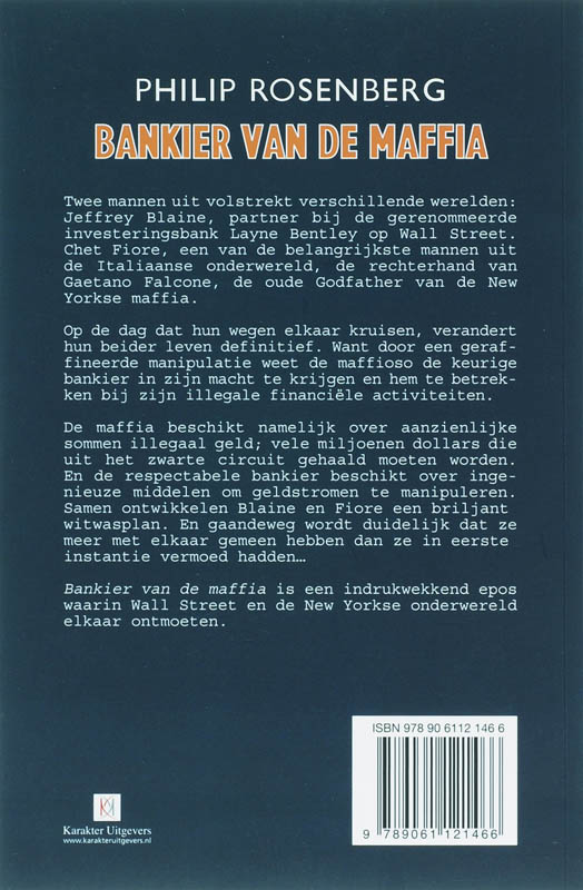 Achterkant van Bankier van de maffia