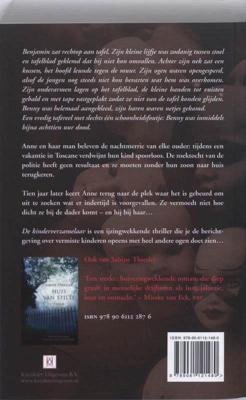 Achterkant van De kinderverzamelaar
