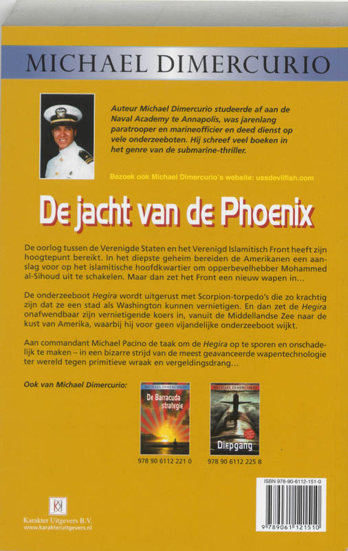 Achterkant van De jacht van de Phoenix
