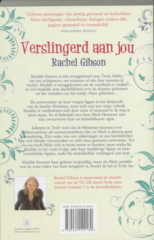 Achterkant van Verslingerd aan jou
