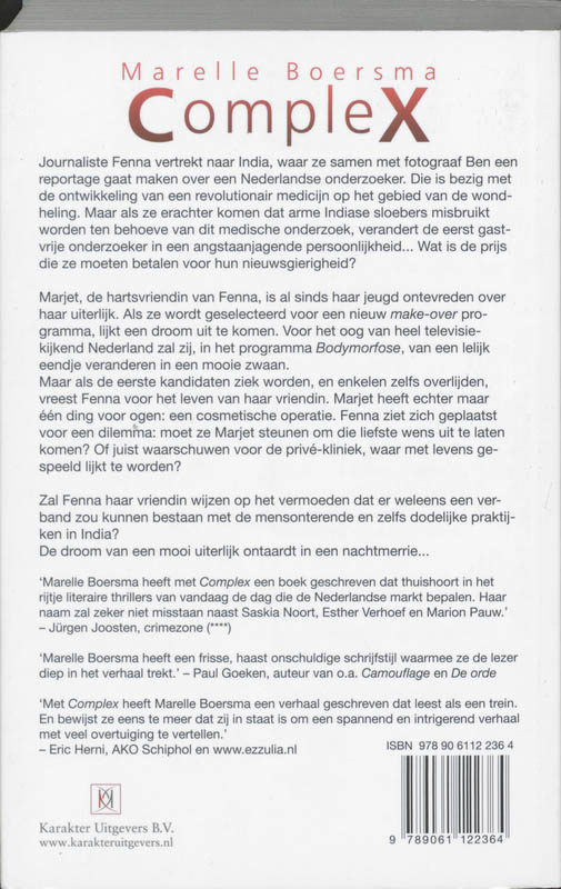 Achterkant van Complex