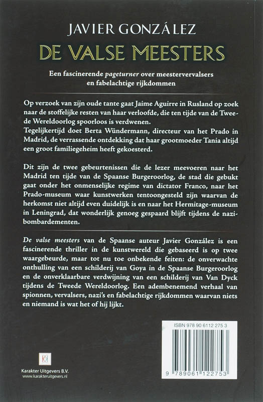 Achterkant van De valse meesters