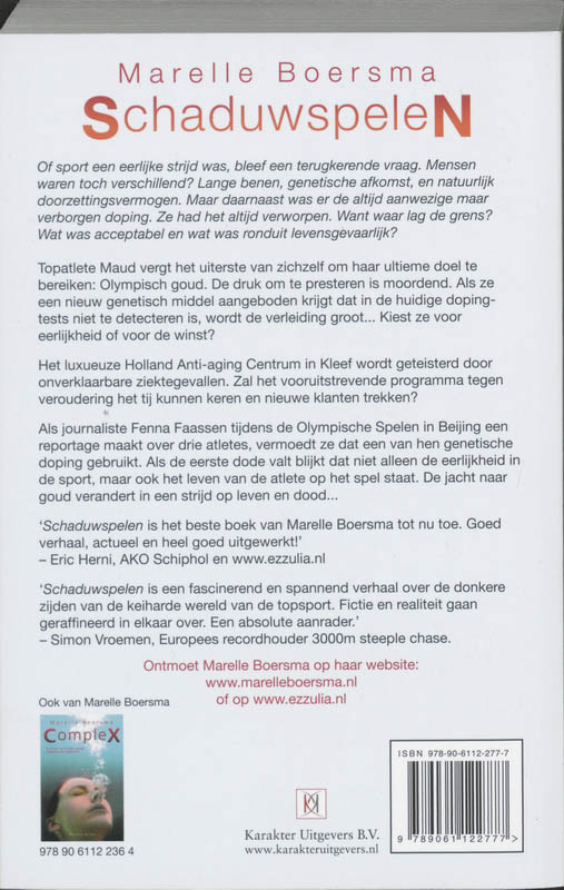 Achterkant van Schaduwspelen