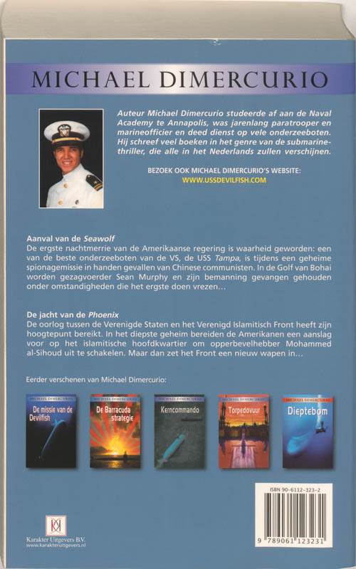 Achterkant van Aanval van de Seawolf & De jacht van de Phoenix omnibus