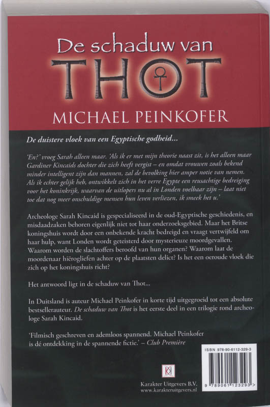 Achterkant van De schaduw van Thot
