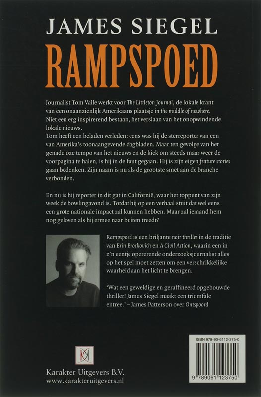 Achterkant van Rampspoed