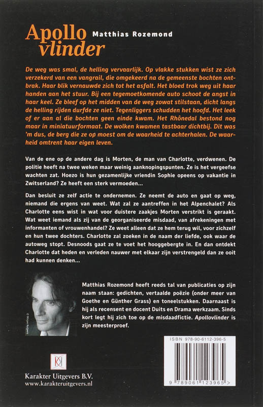 Achterkant van Apollovlinder