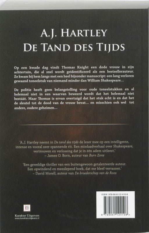 Achterkant van De tand des tijds