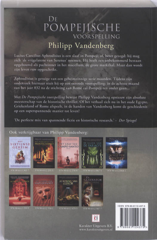 Achterkant van De Pompejische voorspelling