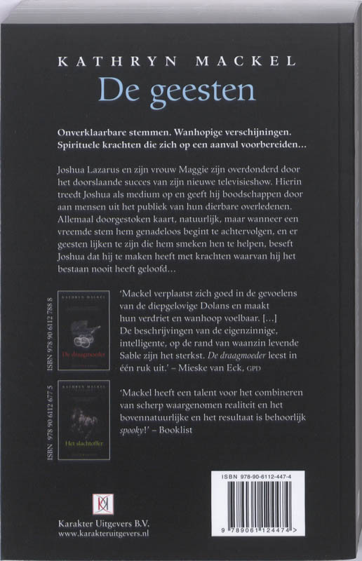 Achterkant van De geesten
