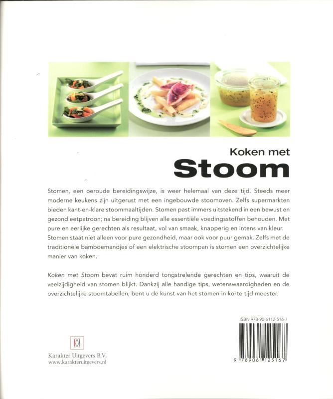 Achterkant van Koken met stoom