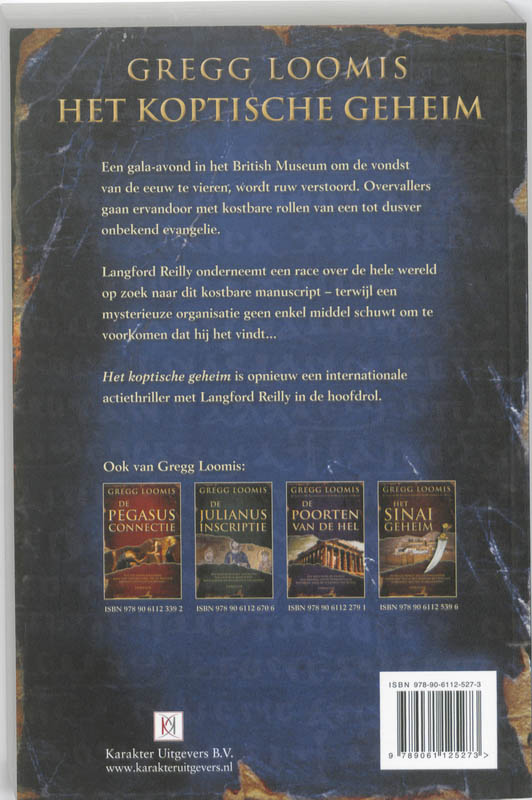 Achterkant van Het Koptische geheim