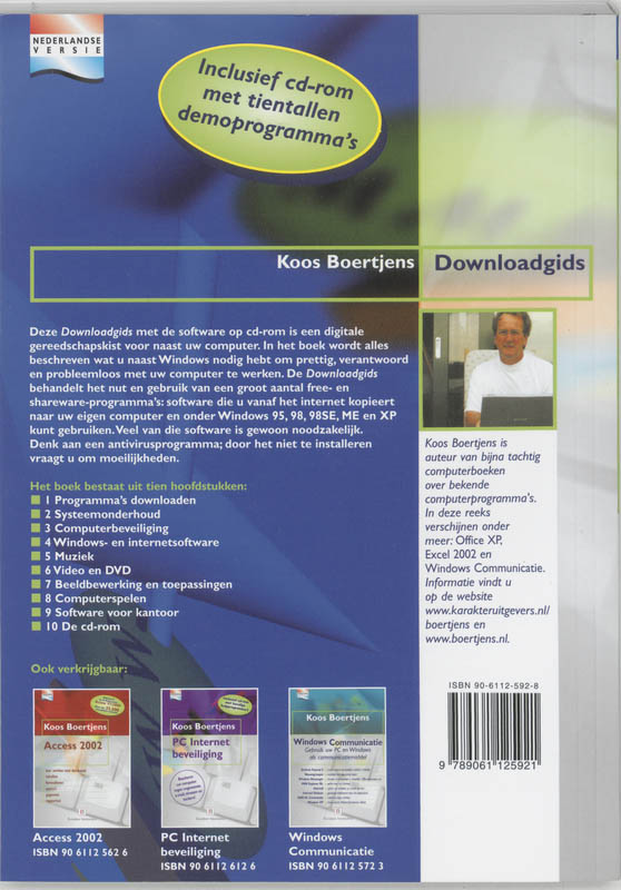 Achterkant van Downloadgids
