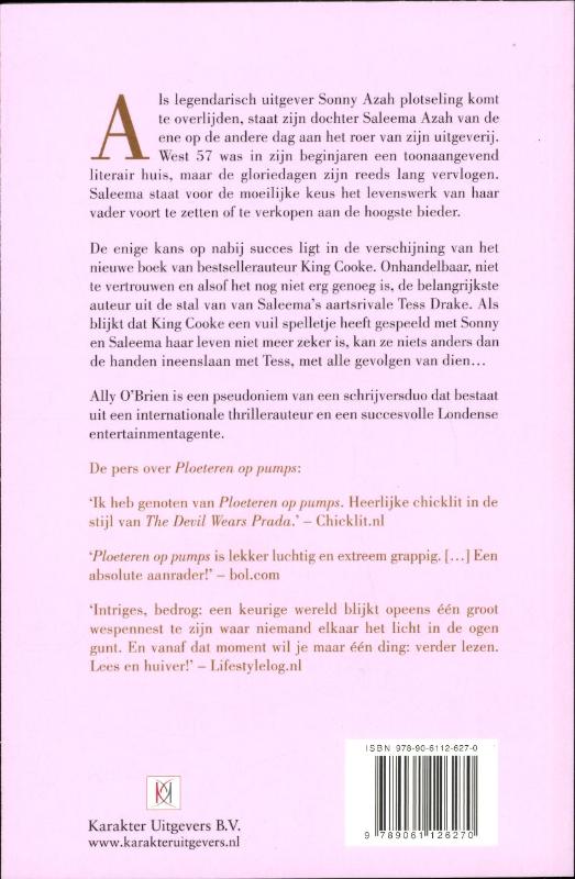 Achterkant van Strijden op stiletto's