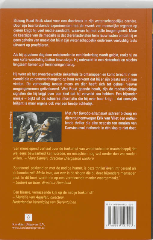 Achterkant van Het bonobo-alternatief