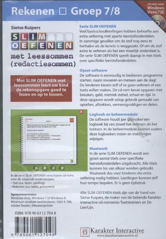 Achterkant van Groep 7/8