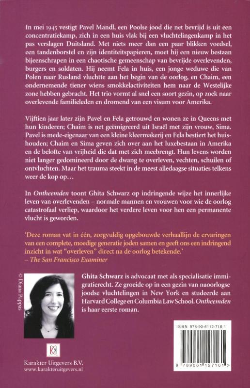 Achterkant van Ontheemden