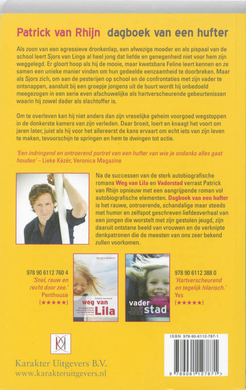 Achterkant van Dagboek van een hufter