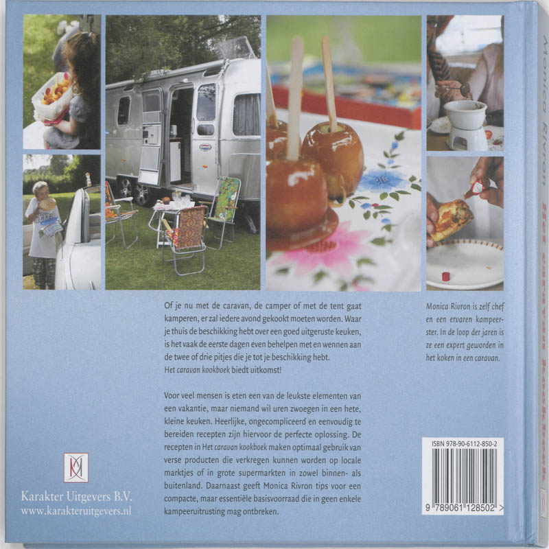 Achterkant van Het caravan kookboek