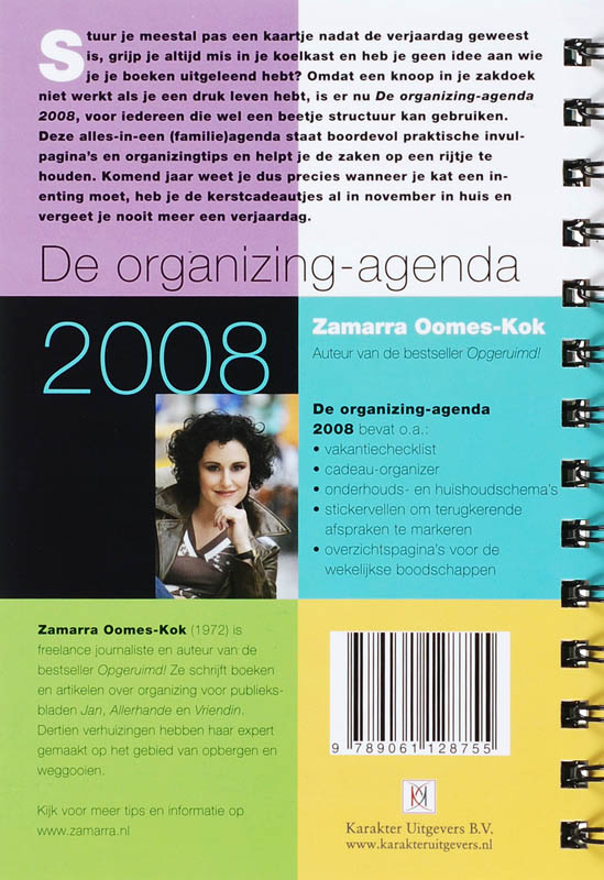 Achterkant van 2008