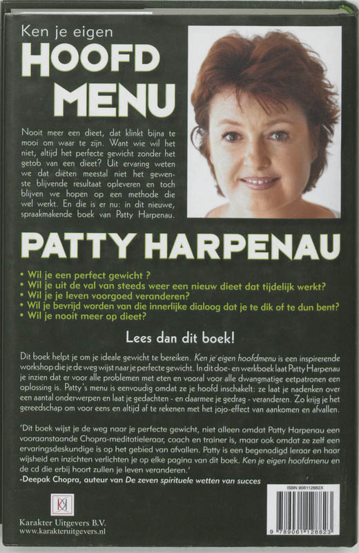 Achterkant van Ken je eigen hoofdmenu
