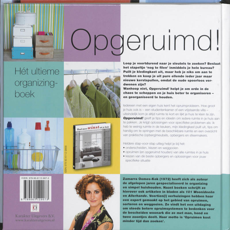 Achterkant van Opgeruimd!
