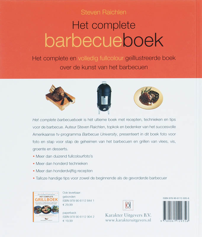Achterkant van Het complete barbecueboek
