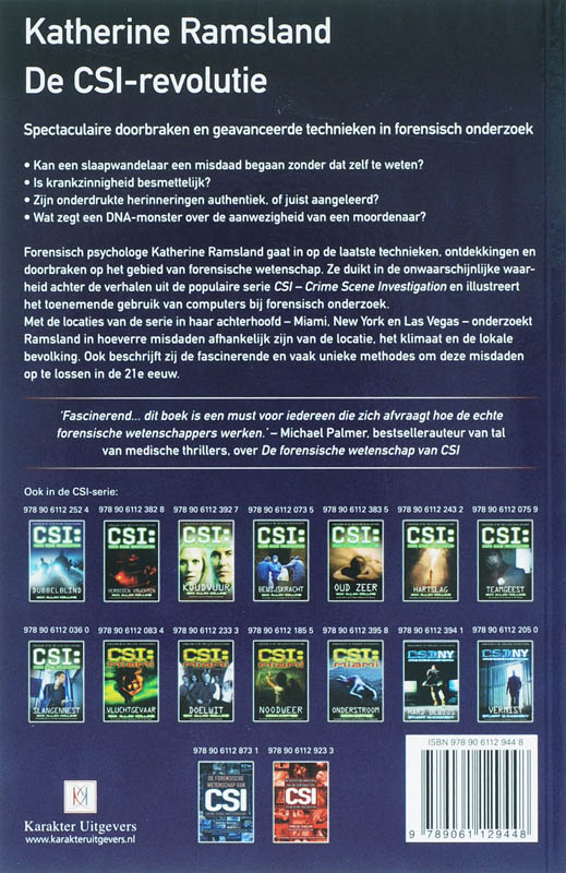 Achterkant van De CSI-revolutie