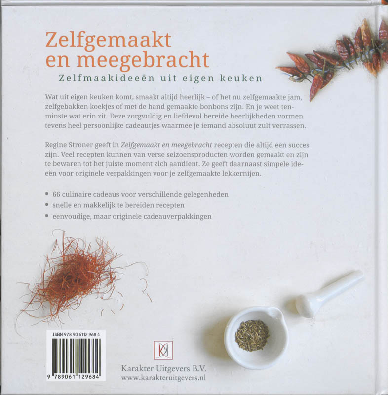 Achterkant van Zelfgemaakt en meegebracht