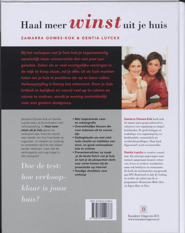 Achterkant van Haal meer winst uit je huis