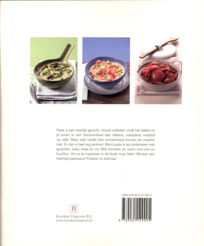 Achterkant van 100 Pastasauzen