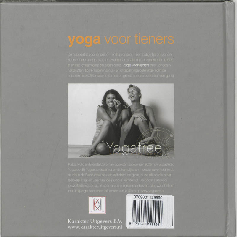 Achterkant van Yoga voor tieners